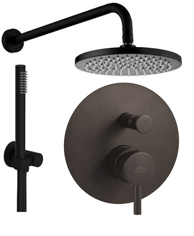 Sprchový set LIGHT 015 BLACK - Sprchové riešenia | Paffoni